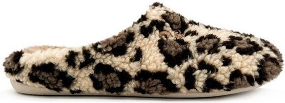 Hausschuh "thies ® Rec Leo Teddy Slipper" aus rec. Teddy Fell