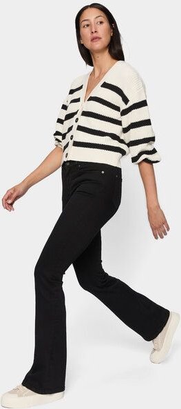 FUTURE:PEOPLE. 01:02 BOOTCUT - MID WAIST- Damen Jeans aus Bio-Baumwoll-Stretch - Fabric made in Italy (30102 0 1000)