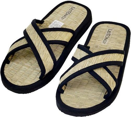 Thumbnail - Les Tôngs Juncus-X Pure - vegane Zimtsandalen - Wellness Zimtsohle Flip Flops