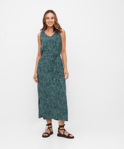 WiDDA berlin Maxikleid VANI forest aus ECOVERO®