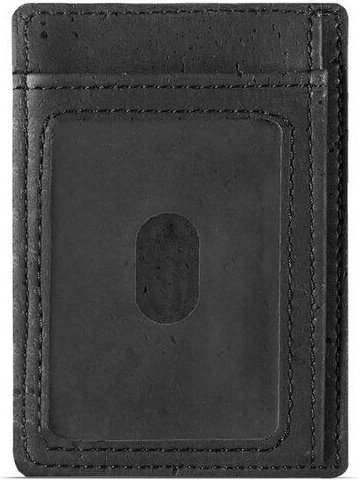 corkor Karten-Portemonnaie aus Kork mit Sichtfenster