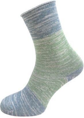 SOKKINN Wool Blockstripe „Lake“ – nachhaltige Bio-Socke mit Bio-Lammwolle