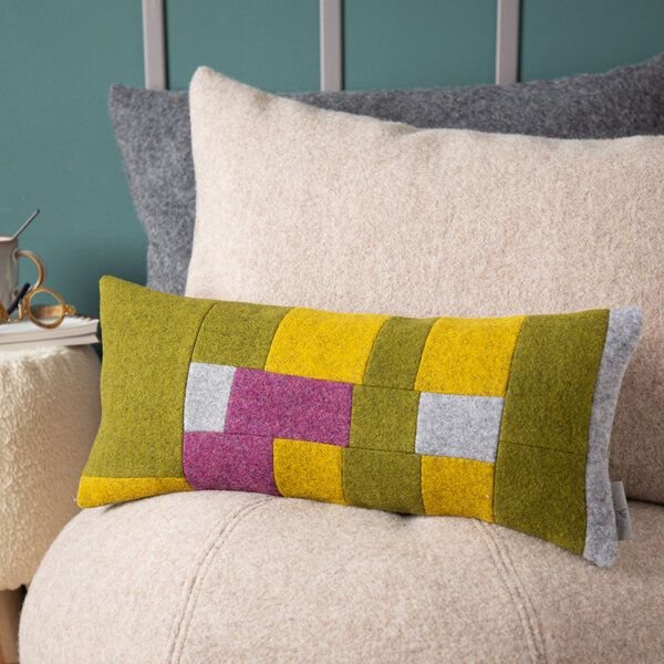 nahtur-design Rückenkissen mit Wollefüllung | Rückenstützkissen