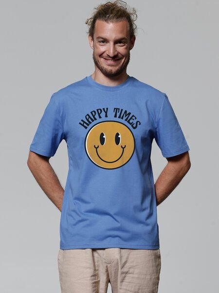 watapparel T-Shirt Unisex Happy times smiley emoji