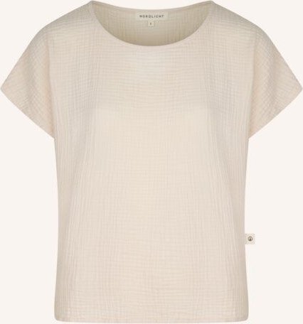 NORDLICHT Damen Musselin T-Shirt Bluse aus 100% Bio-Baumwolle IDA