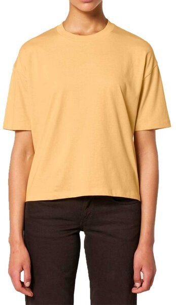 YTWOO Damen Boxy T-Shirt aus Bio-Baumwolle