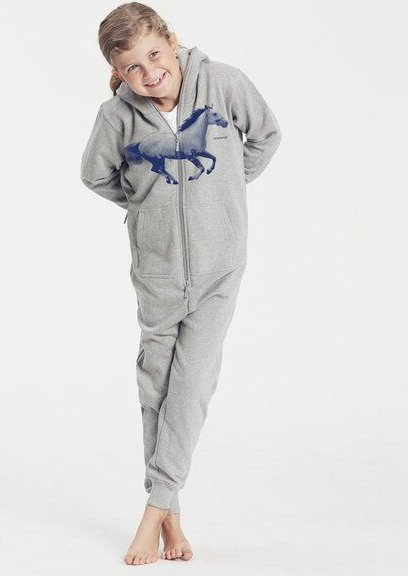 Peaces.bio - handbedruckte Biomode Jumpsuit Horsepower Kinder