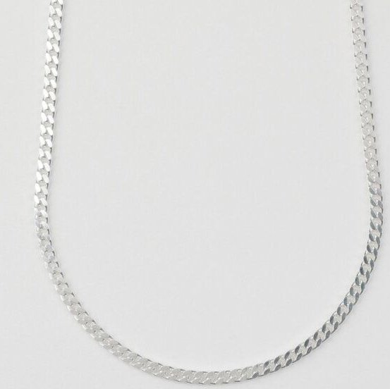 BELLYBIRD Jewellery PANZERKETTE - zarte Flachpanzerkette, längenverstellbar, 925 Silber