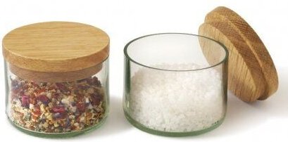 Side by Side Salz- und Kräuterdosen 2er Set