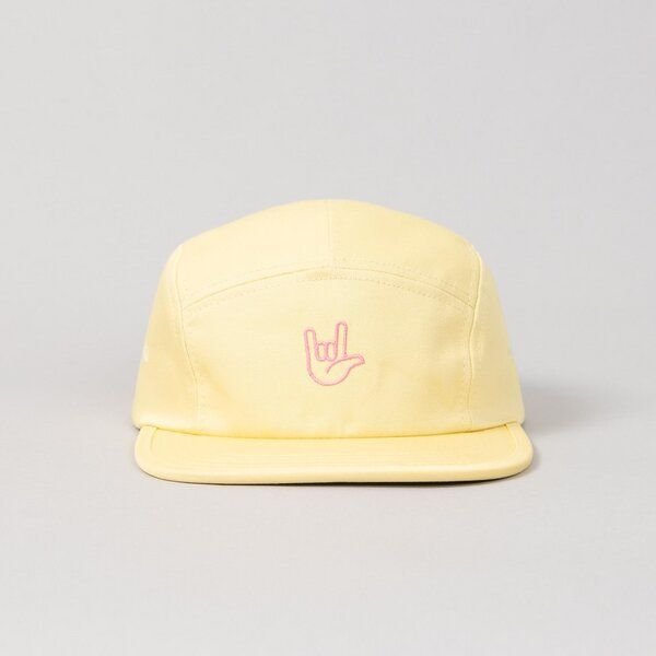 Fyngers Five Panel Cap aus Biobaumwolle - Style I LOVE YOU
