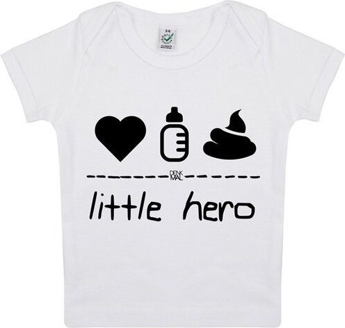 DENK.MAL Clothing little hero – Baby Shirt