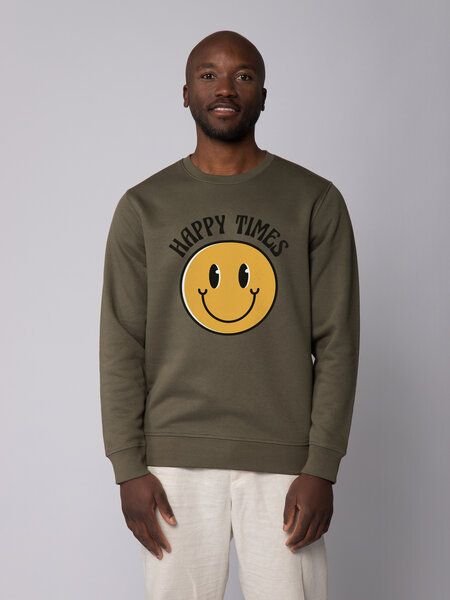 watapparel Sweatshirt Unisex Happy times smiley emoji