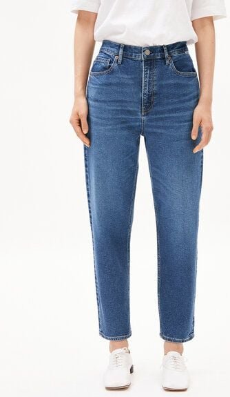 ARMEDANGELS MAIRAA Damen Mom Jeans recycelter Baumwoll Mix Comfort Stretch
