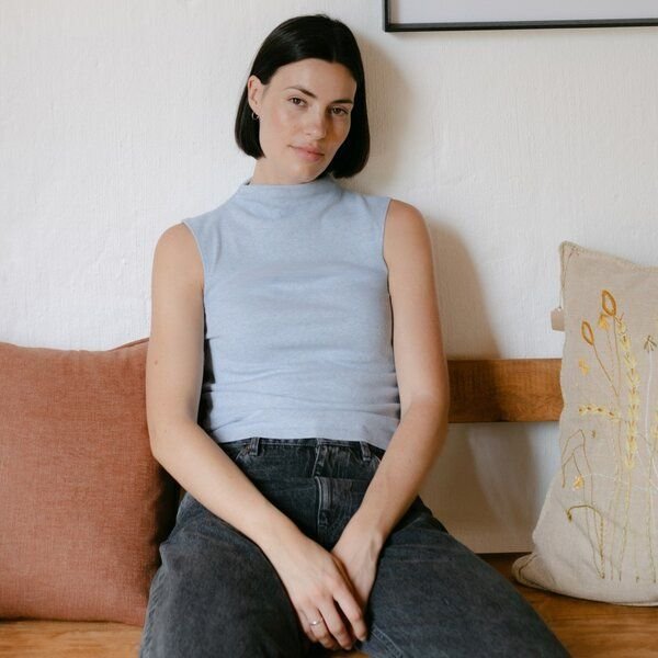 NORDLICHT Geripptes Top Nori aus Bio-Baumwolle