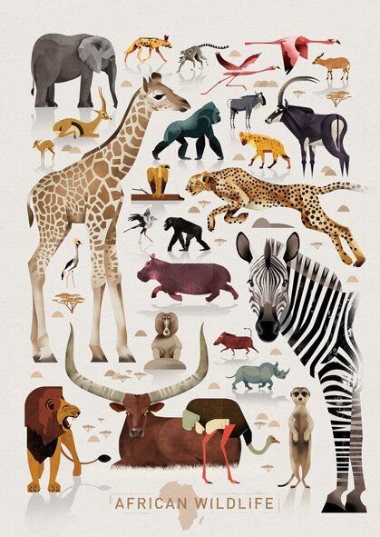 Photocircle Poster / Leinwandbild - Afrika