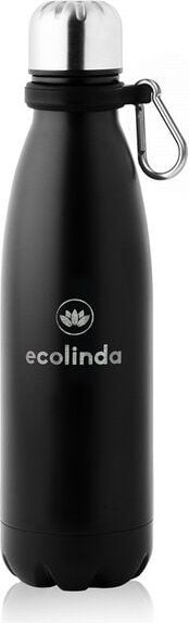 ecolinda Trinkflasche aus Edelstahl DROPY 500ml + Sporthalterung