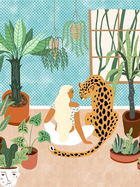 Photocircle Poster / Leinwandbild - Urban Jungle