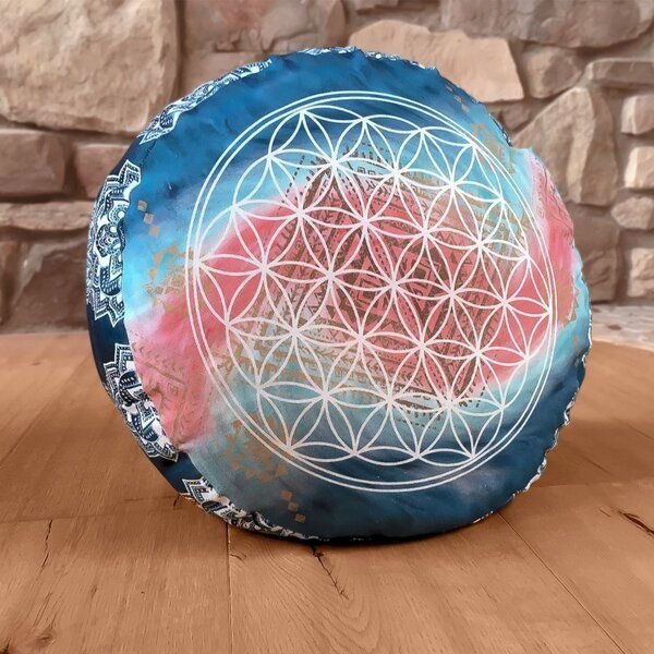 The Spirit of OM Meditationskissen / Yogakissen bio, rund