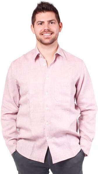 Peaces.bio - handbedruckte Biomode Bio-Leinenhemd für Herren