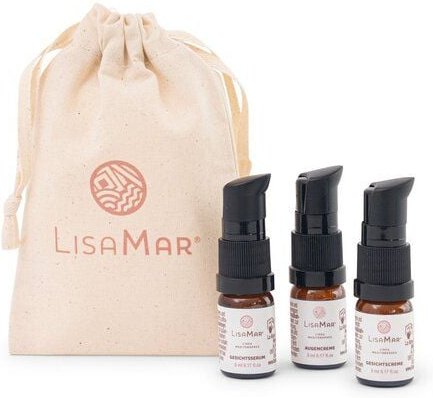 LisaMar Bio Gesichtspflege Probierset– Feuchtigkeit & Pflege mit Hyaluron & Pflanzenkraft