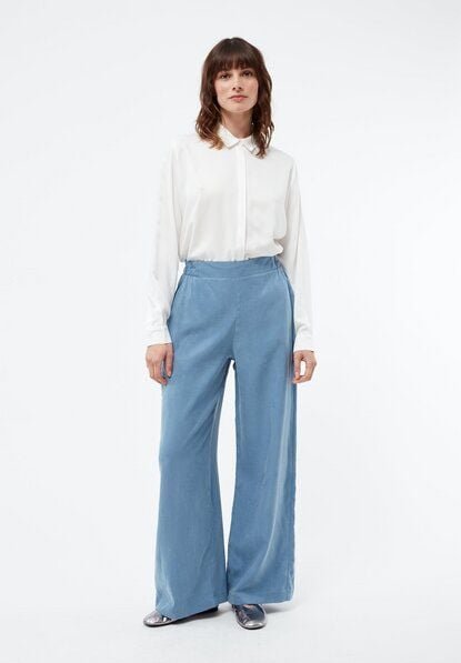 Thumbnail - Givn Berlin Hose GBMARLA relaxed aus TENCEL mit Peach-Effekt