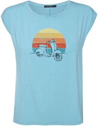 GREENBOMB Lifestyle Scooter Timid - Lässiges T-Shirt aus Bio-Baumwolle / hochwertiger Print / Fair & Vegan