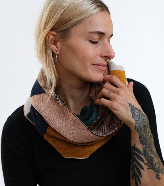 GARY MASH Strick-Loopschal Carberry aus Biobaumwolle