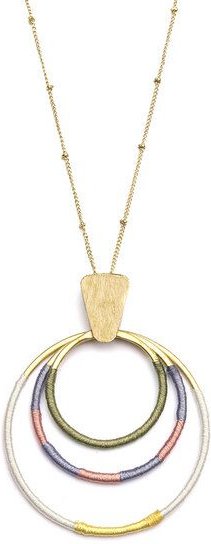 Frida Feeling Halskette Kaia, Ringe 'Dawn', gold-farben