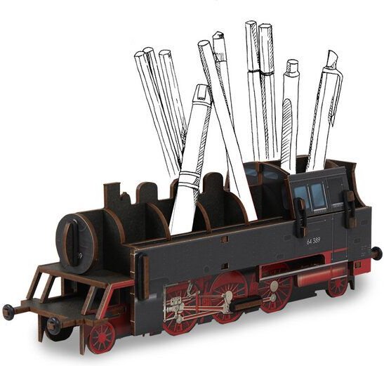WERKHAUS Stiftebox Dampflok BR 64