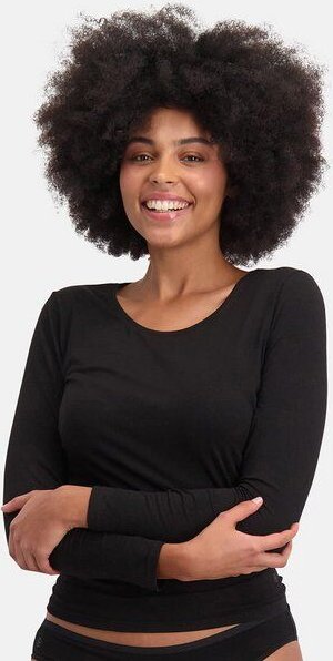 Bamboo Basics Langarm-T-Shirt Longsleeve LARA mit Bambusviskose (2er Pack)