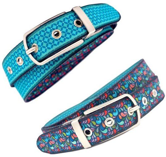 Seegarn - Gürtel / Wendegürtel 'SeeBlau' 3cm