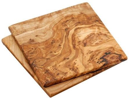 NATUREHOME Set Olivenholz Untersetzer für Gläser 2x, 4x oder 6x