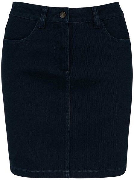 YTWOO Nachhaltiger Damenrock aus Bio-Baumwolle mit recycelten Knöpfen und Reißverschluss