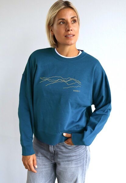 Kultgut Artdesign - Biofair- Pulloversweater Boxistyle / Bergwelt