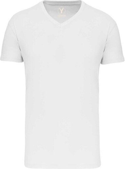 YTWOO Basic Herren T-Shirt mit V-Ausschnitt aus Bio-Baumwolle