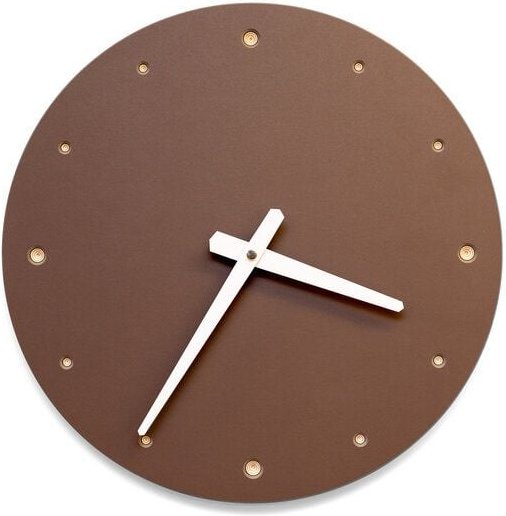 klotzaufklotz Wanduhr Linoleum