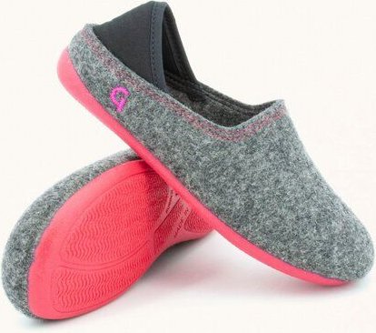 Thumbnail - Gottstein Kinder-Hausschuh Wool Slip-on Kids aus 100% Schurwolle mit rutschfester Gummisohle - Perfekt für Kita, Kinderg...