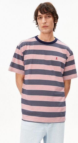 ARMEDANGELS MAARKOS MULTI STRIPES Herren T-Shirt aus Bio-Baumwolle