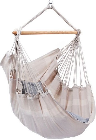 HängemattenGlück Hängesessel aus Bio-Baumwolle, handgewebt, GOTS zertifiziert, Sonjo
