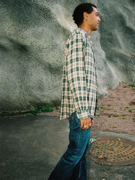 Nudie Jeans Herren Hemd - Julian Farmers Check Shirt