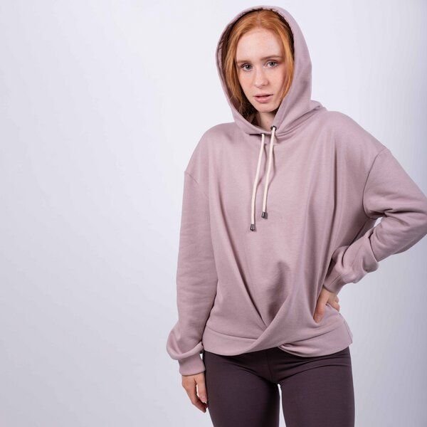 Flying Love Birds Twisted Hoodie - aus Bio Baumwolle