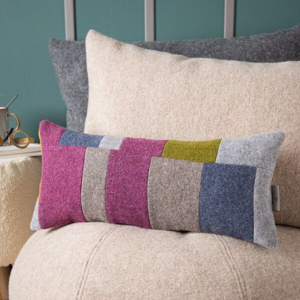 nahtur-design Rückenkissen mit Wollefüllung | Rückenstützkissen