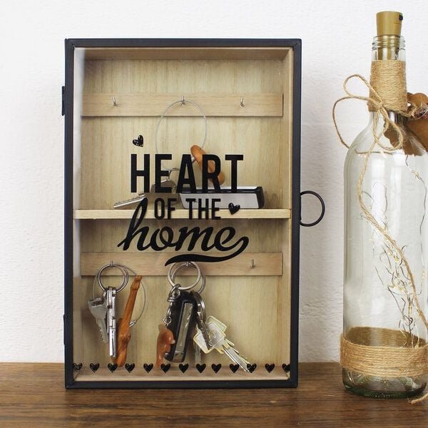 Mitienda Shop Schlüsselkasten aus Holz 'Home'