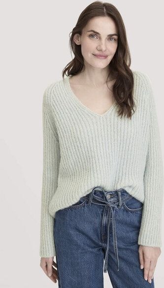 hessnatur Strick Pullover Relaxed aus Alpaka mit Bio-Baumwolle
