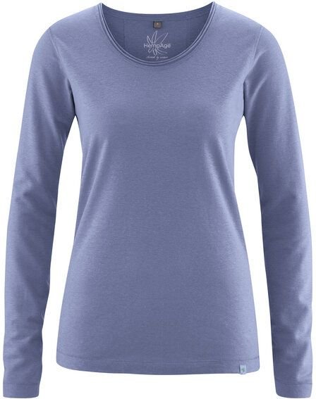 HempAge Damen Langarm-Shirt Lene Hanf/Bio-Baumwolle