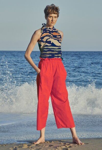 Sophia Schneider-Esleben Neckholder Thekla - Top Damen aus Bio-Baumwolle