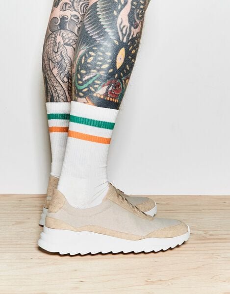 NINE TO FIVE #pedró veganer Sneaker, Herren Runner aus recycelter Mircofaser