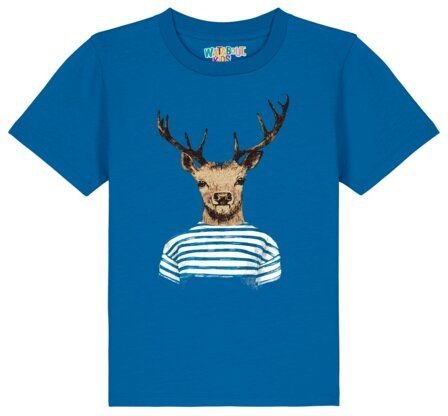 watabout.kids T-Shirt Kinder Hirsch
