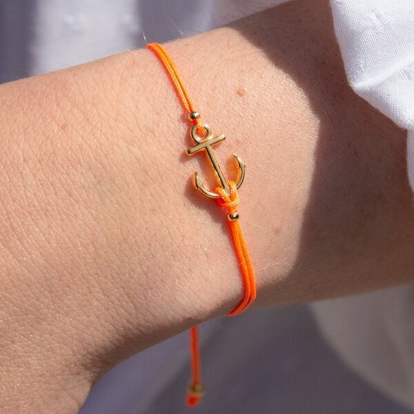 Bow & Hummingbird Armband auf Karte - Anker - Du bist mein Anker