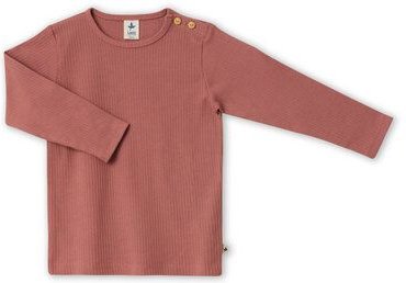 Leela Cotton Kinder Ripp Langarmshirt aus 100% kba-Baumwolle - Feine Ripp Struktur 2068